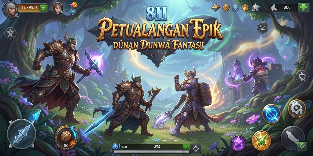 Tampilan gameplay dari 8II yang menakjubkan dan menarik.