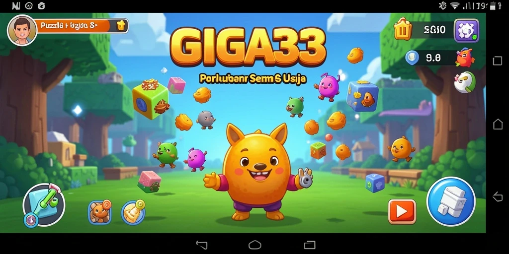 Screenshot GIGA33 menunjukkan gameplay Puzzle yang menarik dan menantang.