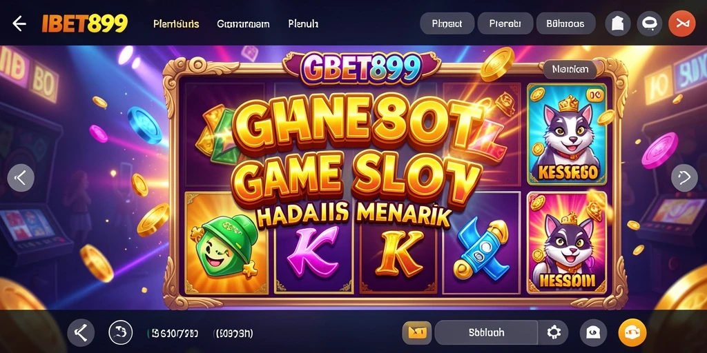 Tampilan menarik dari gameplay Slot di IBET899.