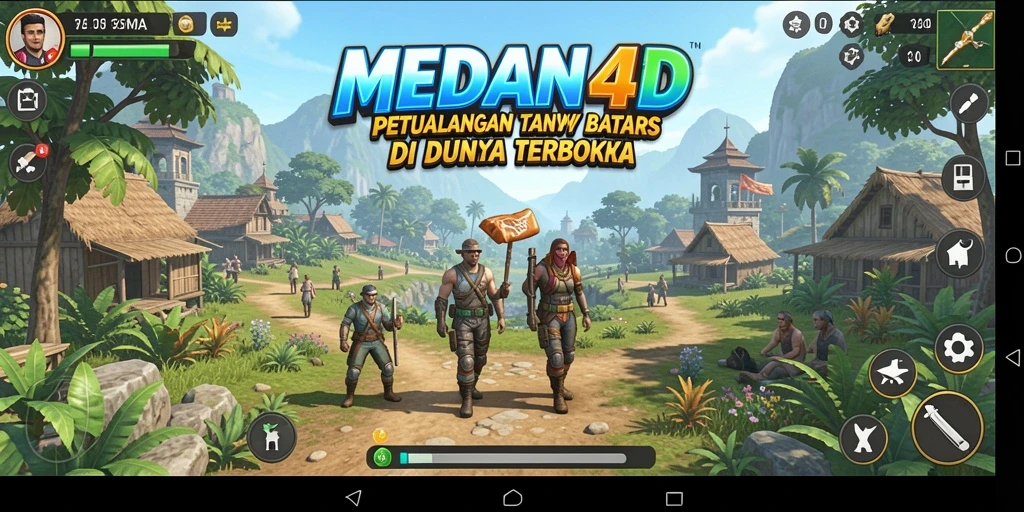 Tangkapan layar gameplay Open World yang menarik di MEDAN4D.