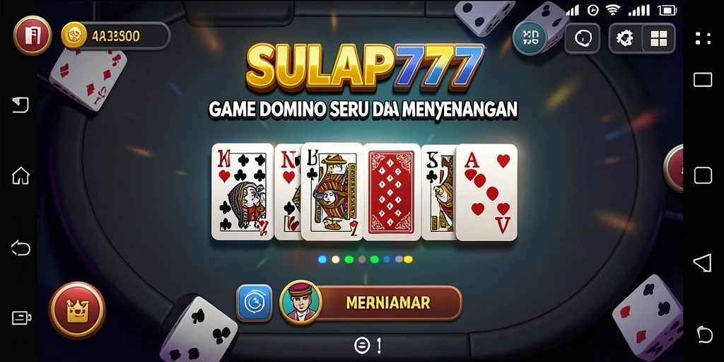 Tangkapan layar SULAP777 menunjukkan permainan Domino yang mendebarkan dan interaktif.