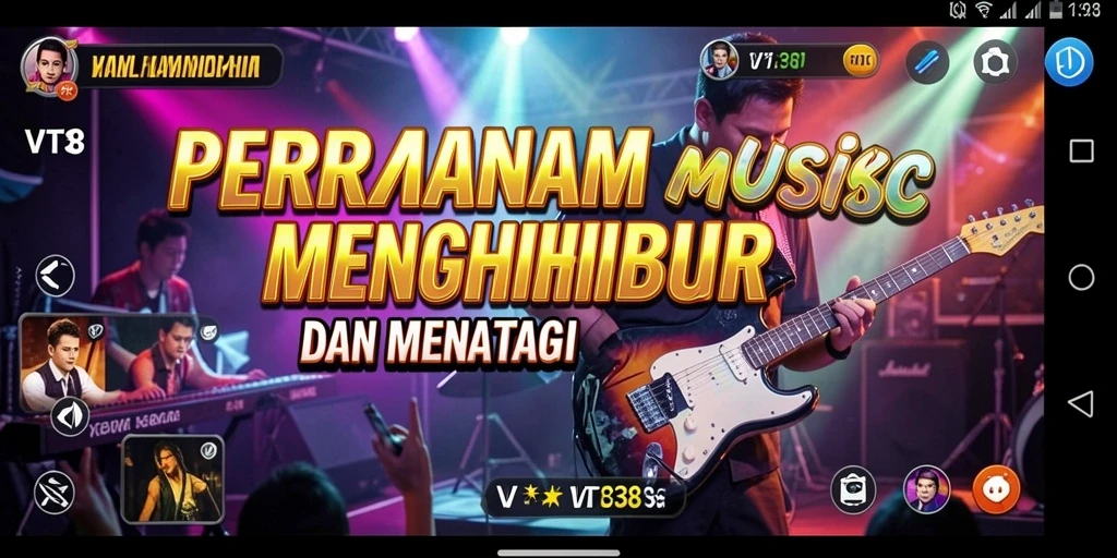 Cuplikan gameplay VT38 yang penuh irama dan keseruan.