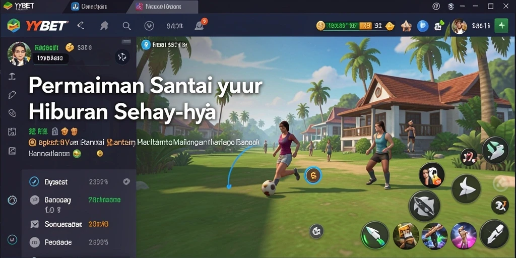 Tampilan gameplay YYBET yang seru dan penuh warna.